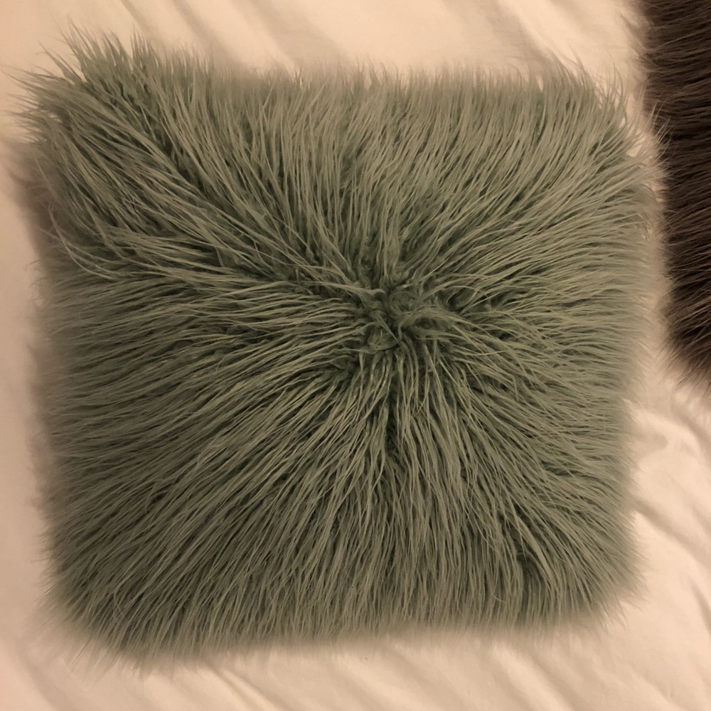 Urban Outfitters Marisa Tipped Faux Fur Pillows